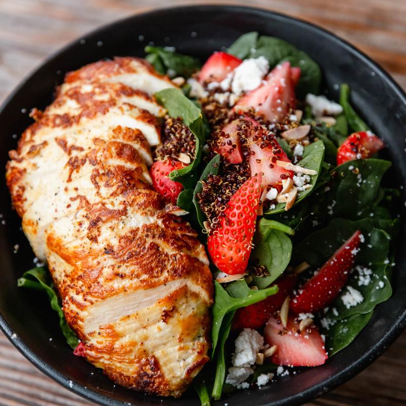 Strawberry & Spinach photo