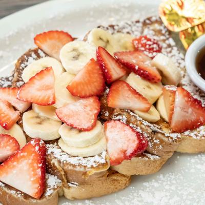 Strawberry and Banana French Toast