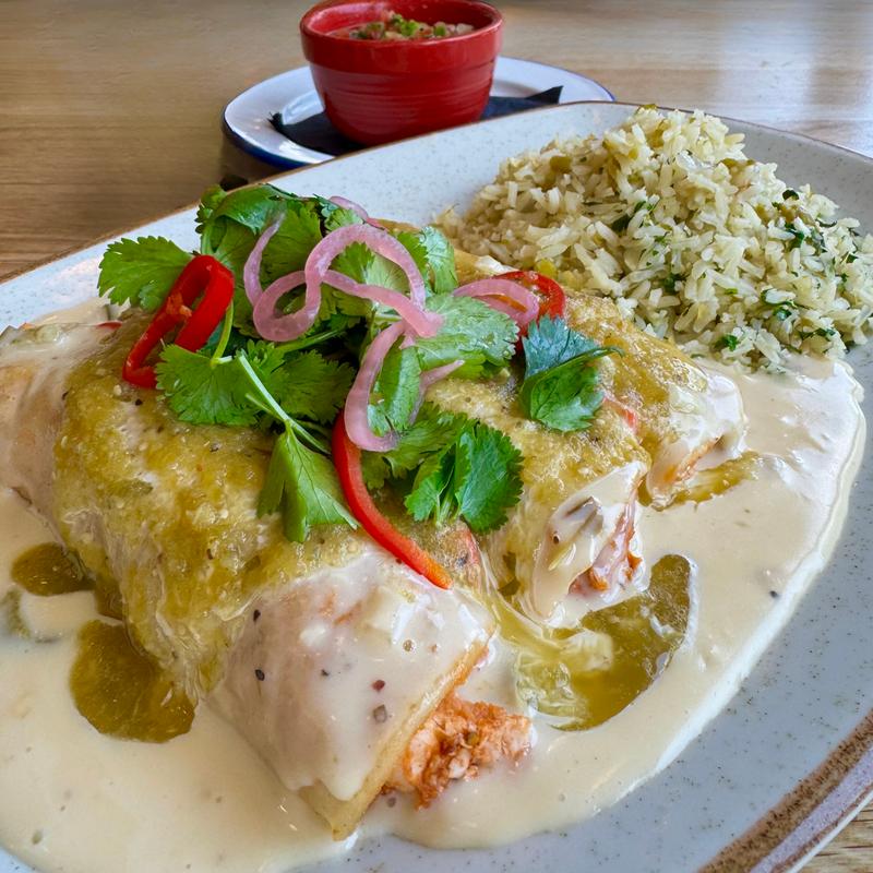 menu item 18 of 35, Smoked Chicken Enchiladas