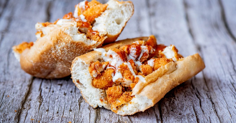 Tangy Gold BBQ Chicken Finger Sub