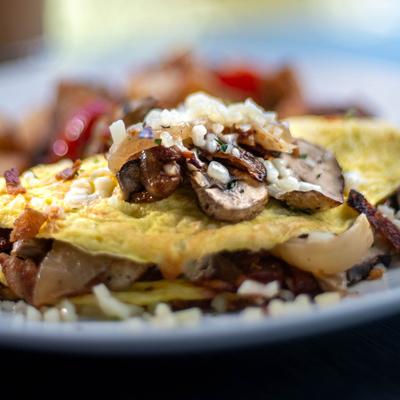 Mushroom & Bacon Omelet photo