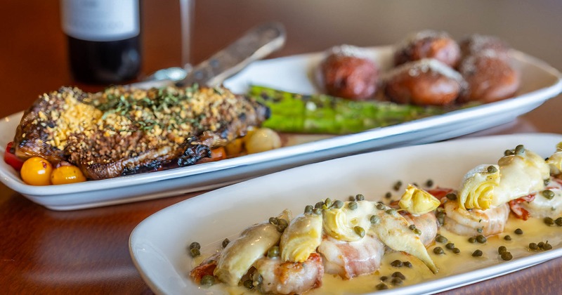 Steak plate and scallop plate