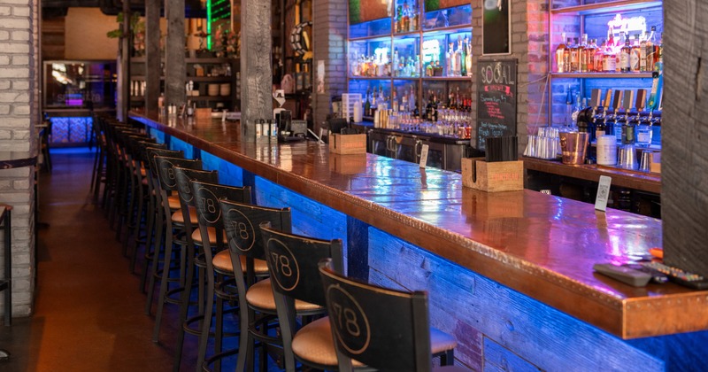 Interior, bar area