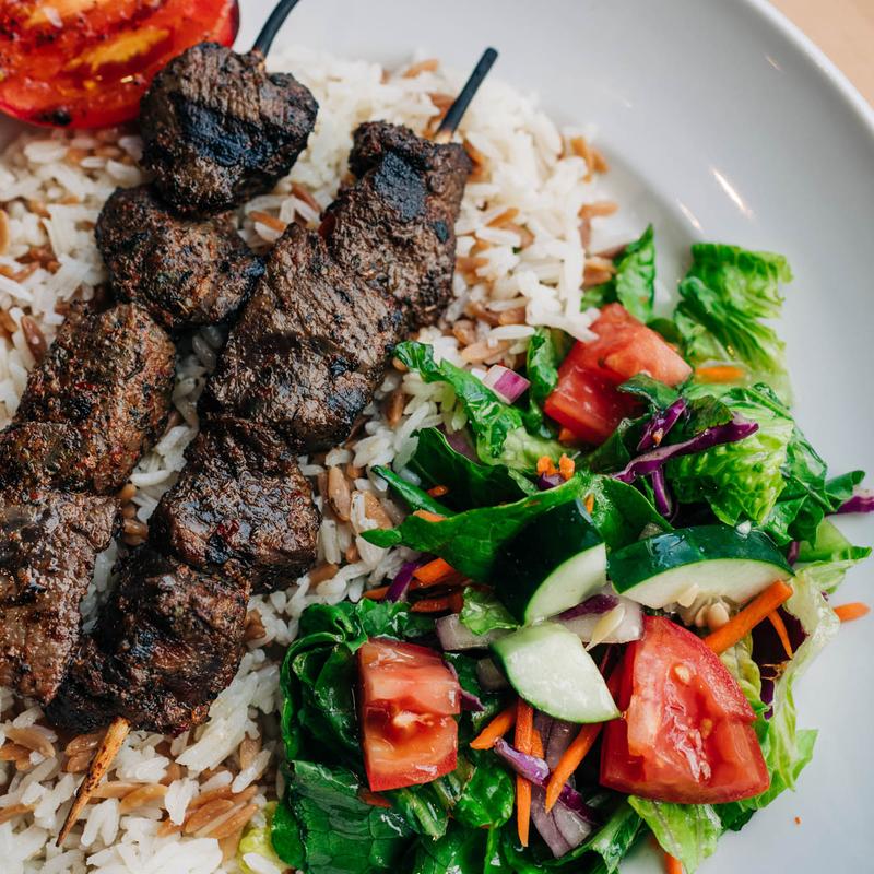 Lamb Shish Kebab Plate photo