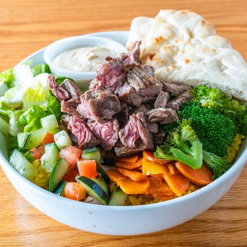menu item 9 of 12, Mediterranean Steak Bowl