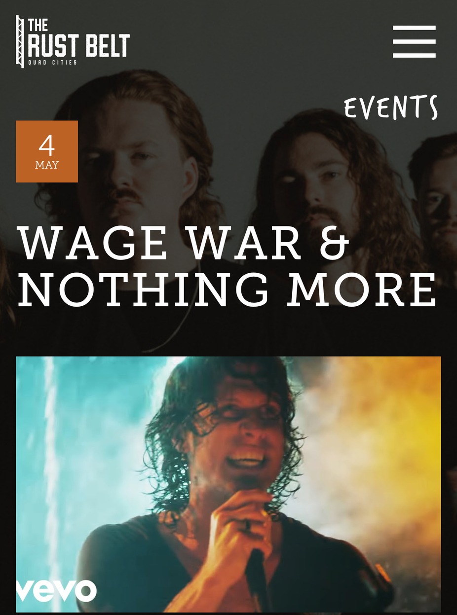 Wage of War & Nothing More at the Rustbelt event photo