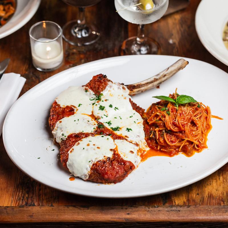 French Veal Chop Parmesan photo