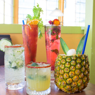 Served drinks.