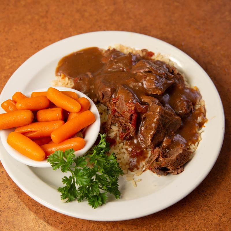 Beef Tips over Rice photo