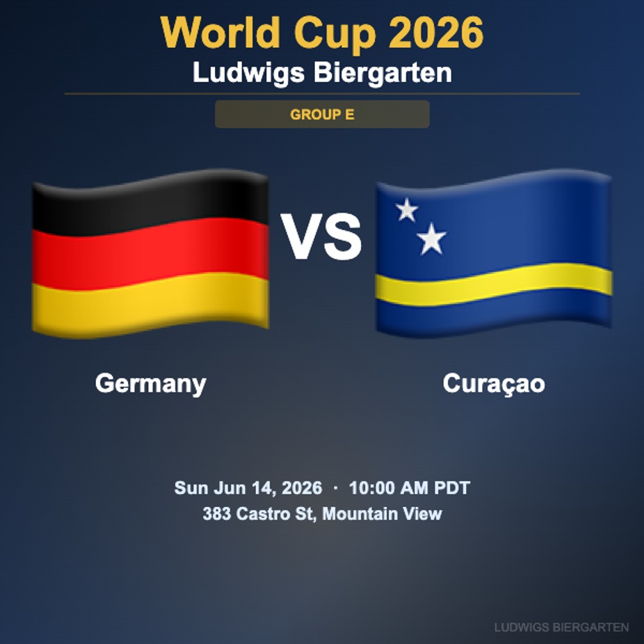 World Cup 2026: Germany vs Curaçao | Group E event photo