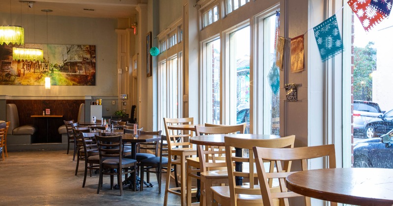 Interior, dining area