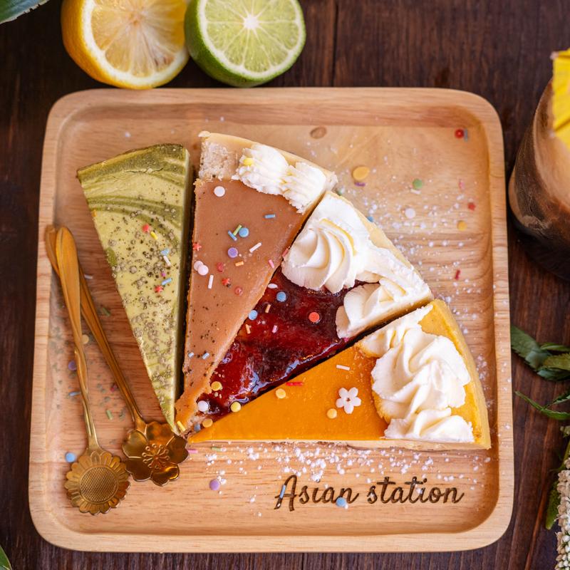 menu item 13 of 15, Mango Cheesecake