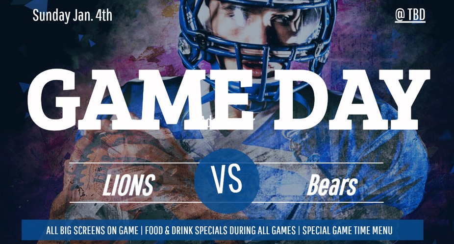 Detroit Lions vs Chicago Bears event photo
