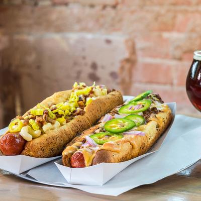 The big ass dog and expo dog.