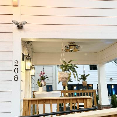 Exterior, wooden terrace.