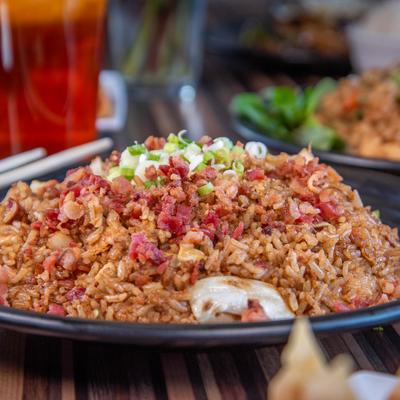 Bacon Fried Rice.
