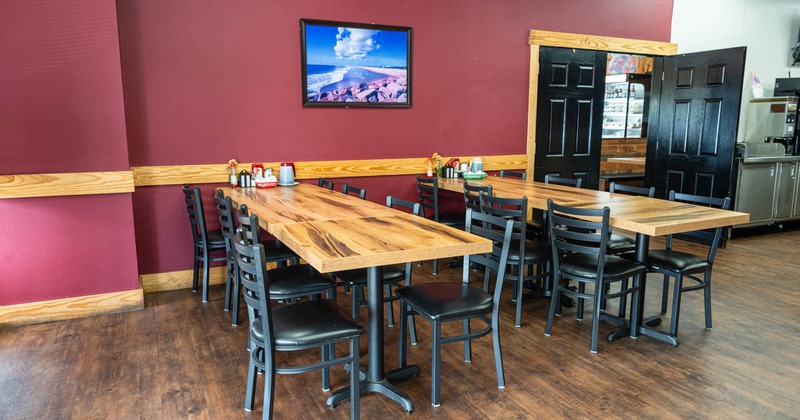 Interior seating area