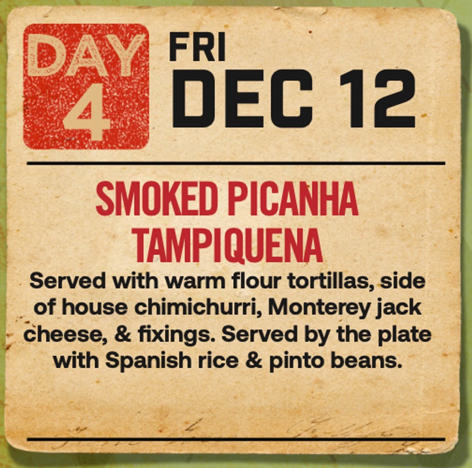 Daily specials for Friday, December 12th