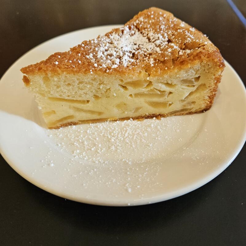French Apple Custard Cake photo