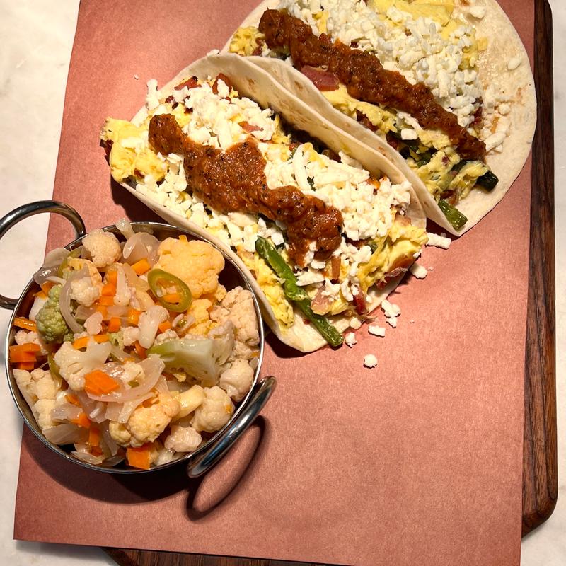 menu item 5 of 64, Breakfast Tacos