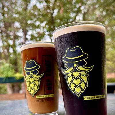 Nitro coffee on tap.