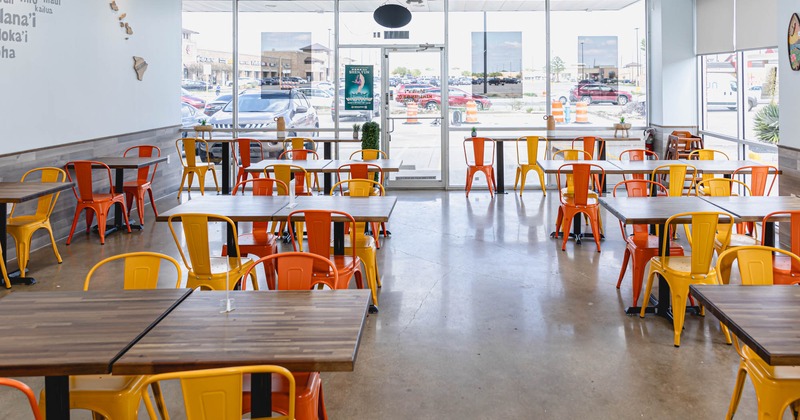 Interior, dining area