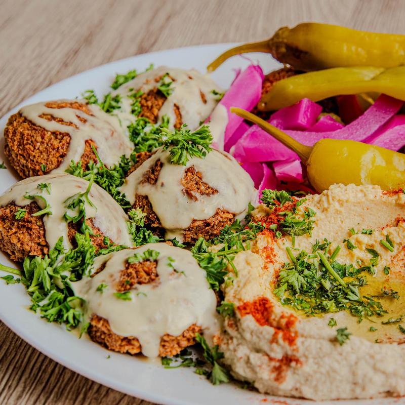 menu item 13 of 15, Falafel Platter