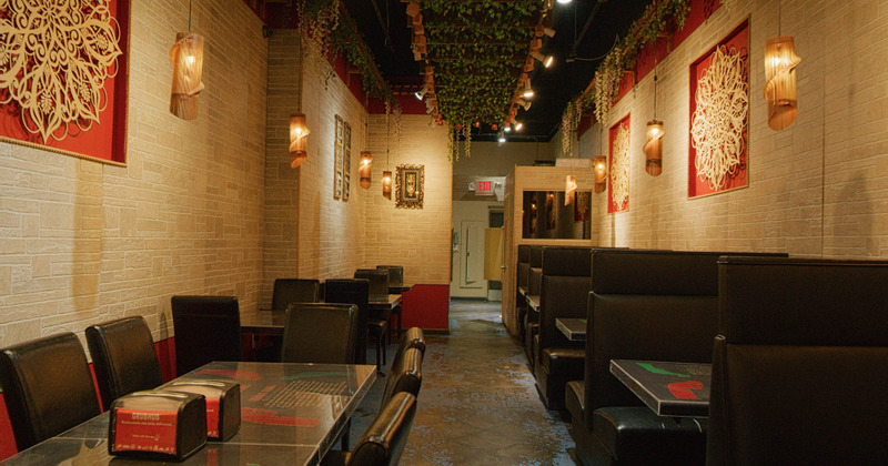 Interior, dining area