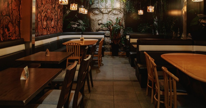 Interior, dining area