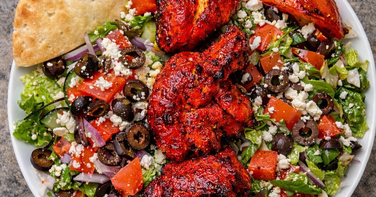 Skinny Kabob Plate