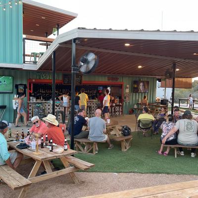 Outdoor seating area.