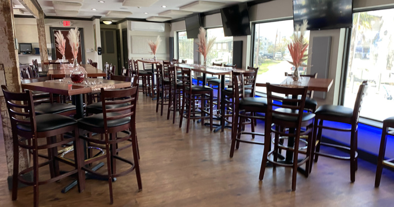 Tall tables and stools