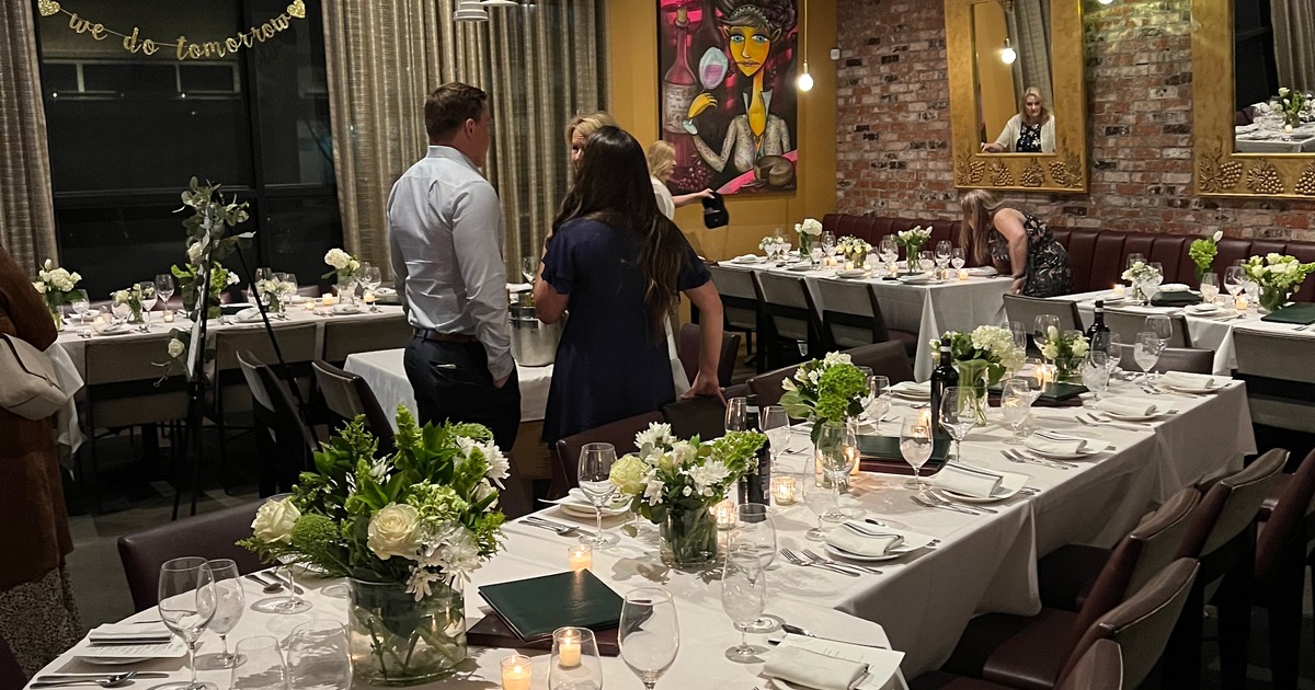 Exterior, logo on the building