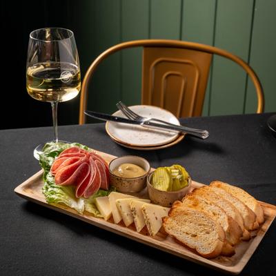 Salami and Asiago Lunch Board.