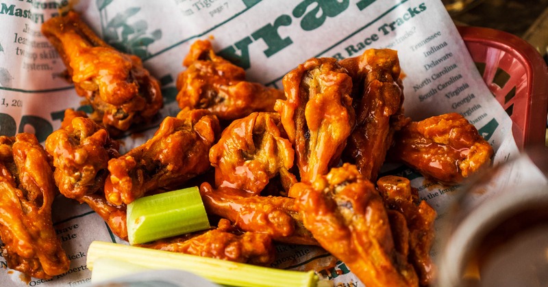 Buffalo Wings served