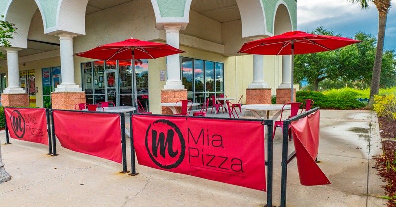 Outdoor seating area