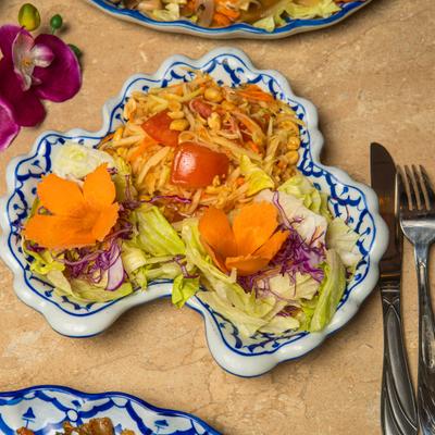 Thai green papaya salad.