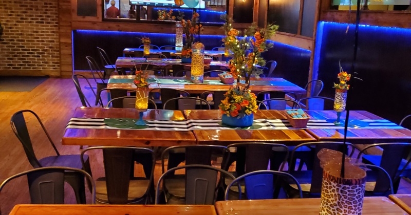 Tables set for service