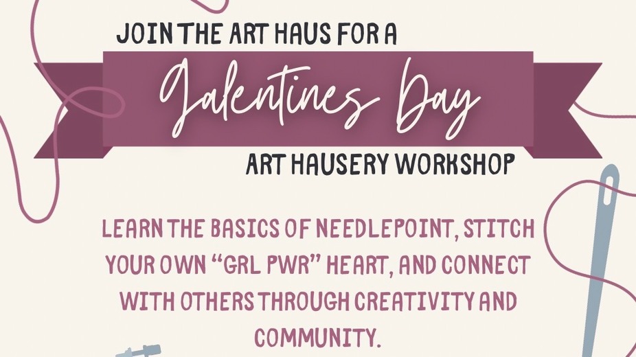 Galentine's Day Needlepoint Workshop event photo