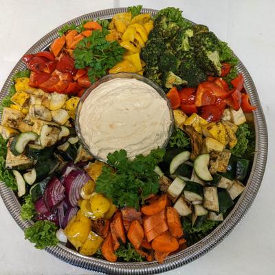 Mixed veggies and dip