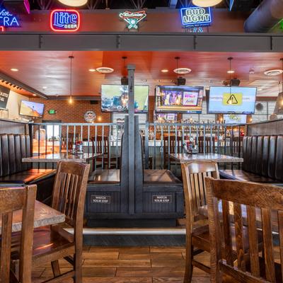 Interior, dining area.
