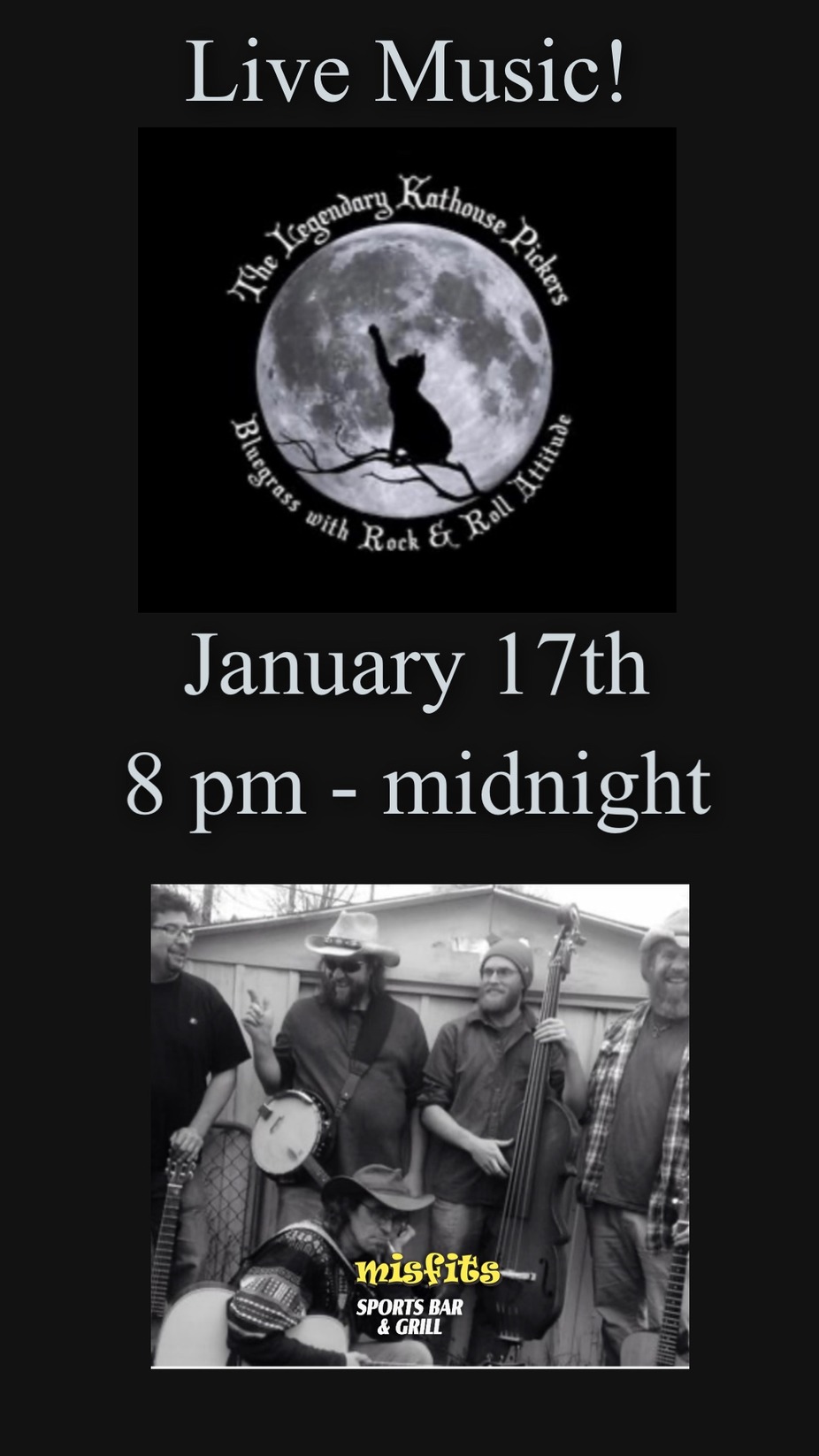 The Legendary Kathouse Pickers event photo