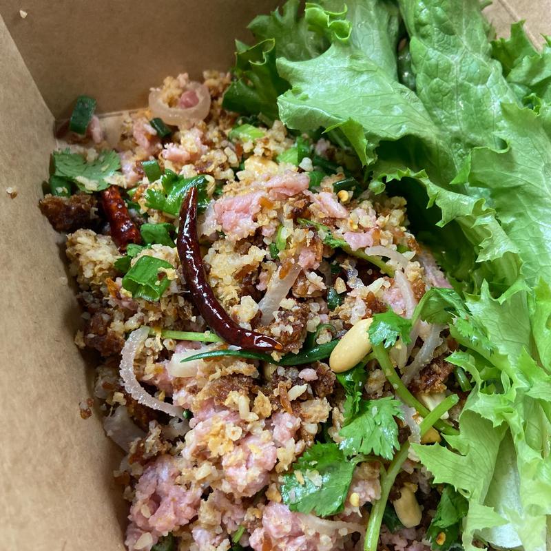 Nam Khao Tod (Crispy rice salad) photo