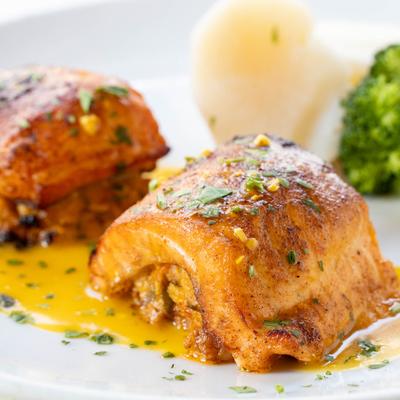 Stuffed Salmon.