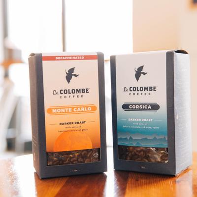 Restaurant's packed products.