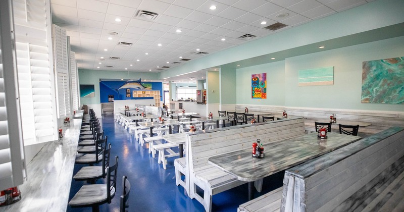 Interior, main seating area