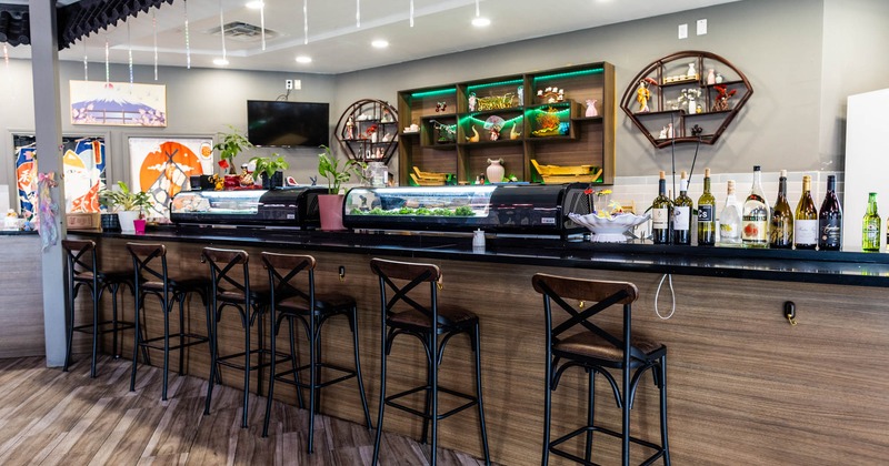 Interior, a bar look from the side