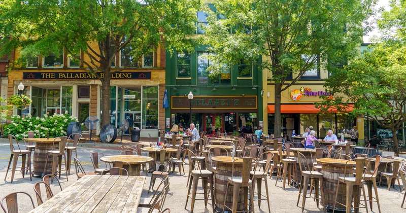 Outdoor seating area