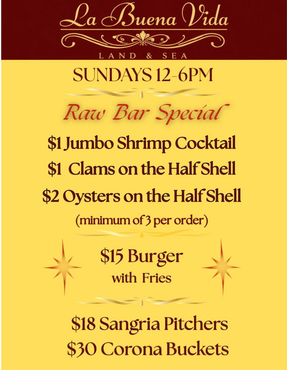 Raw Bar Sunday event photo
