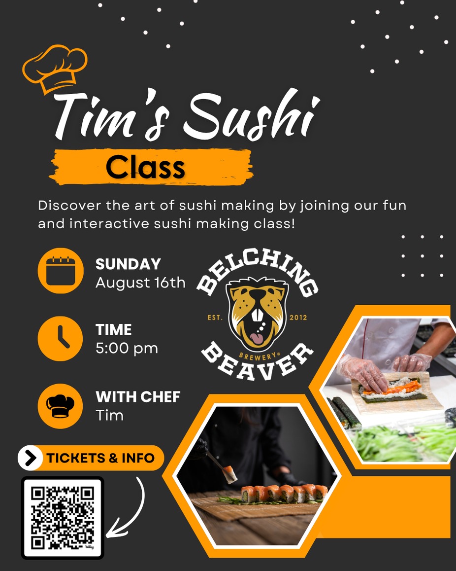 Tim's Sushi Class event photo
